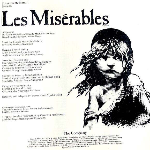 Les Miserables 2x CD 1987 CMI (Original Broadway Cast Recording) - Picture 4 of 12